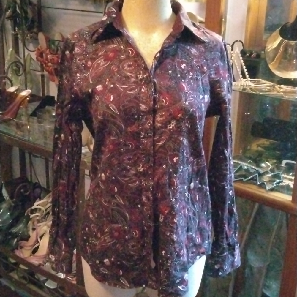 Chaps women's button down shirt